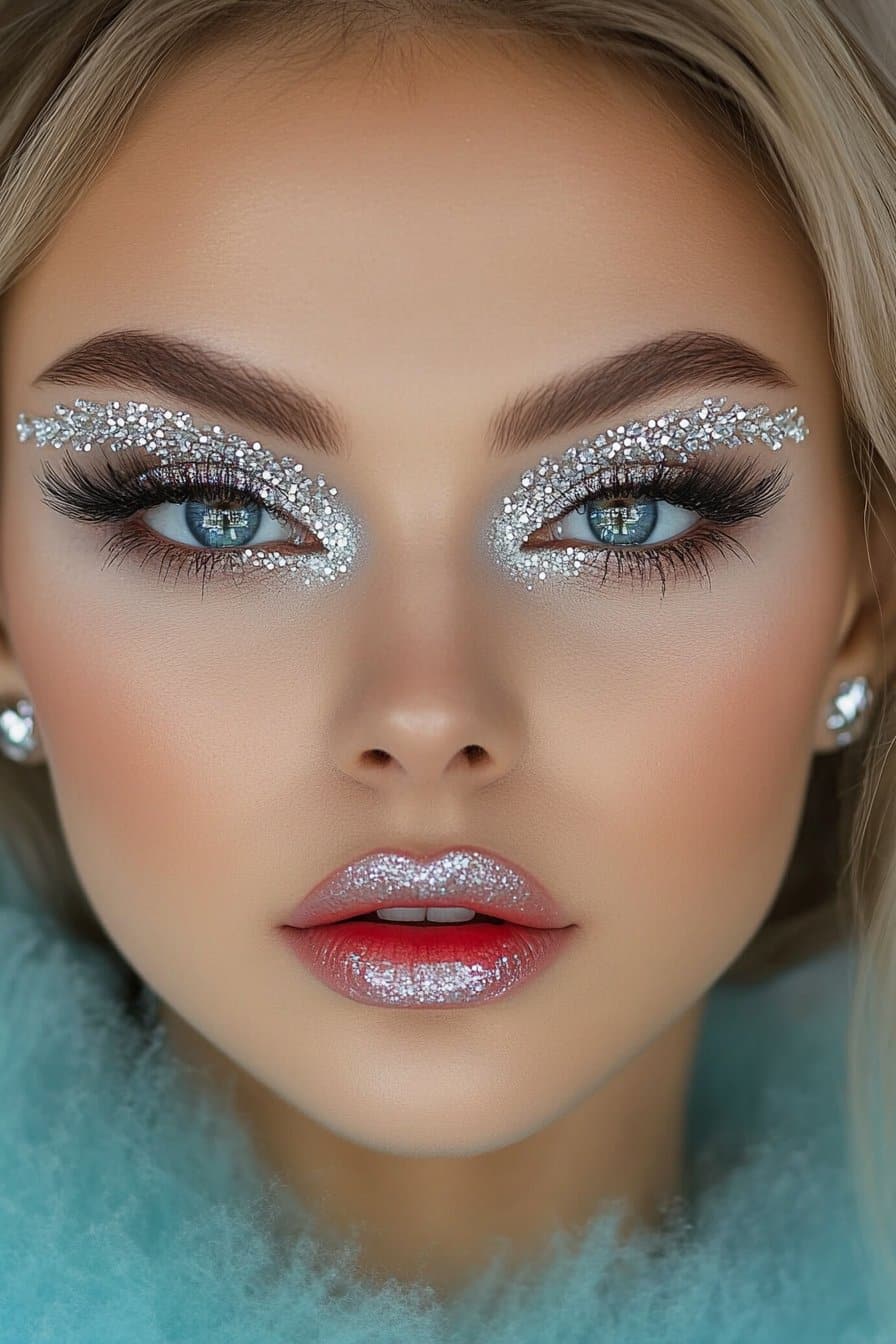 Crystal ice queen crazy makeup looks.