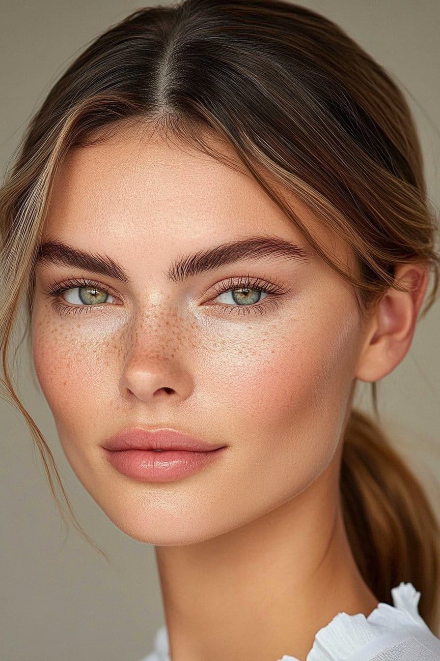 Luminous dewy skin finish perfecting natural baddie makeup looks