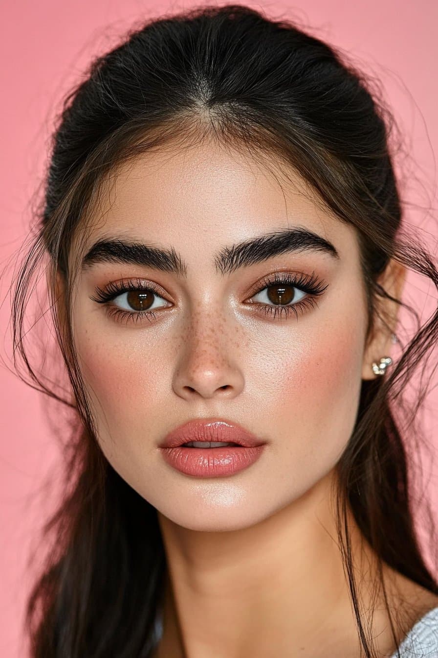 Flawless makeup looks with radiant, dewy skin