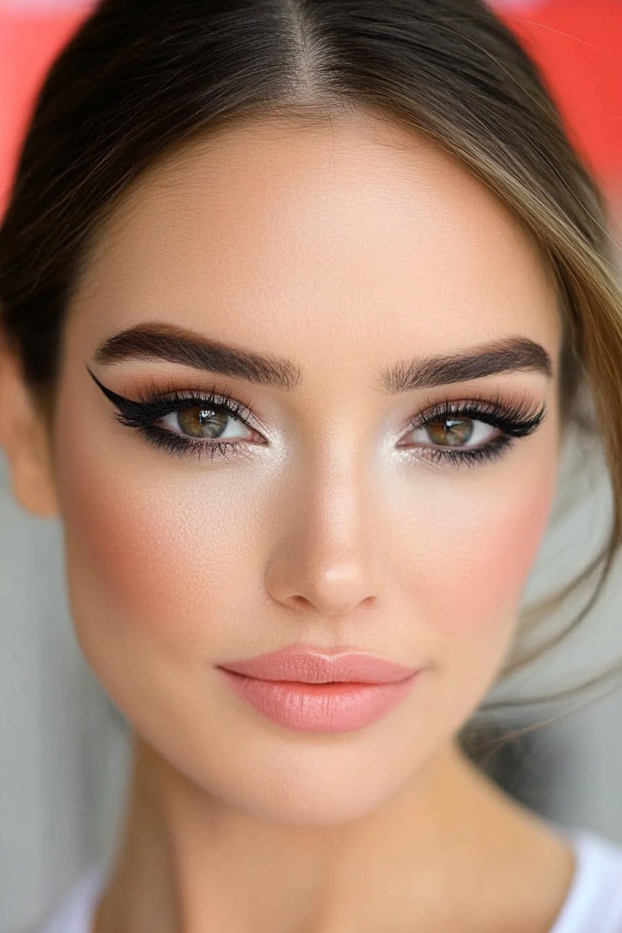 Sharp winged liner for flawless makeup looks.