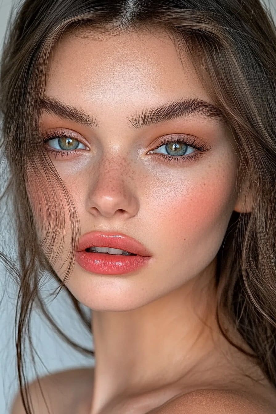 Dewy skin indie makeup looks style