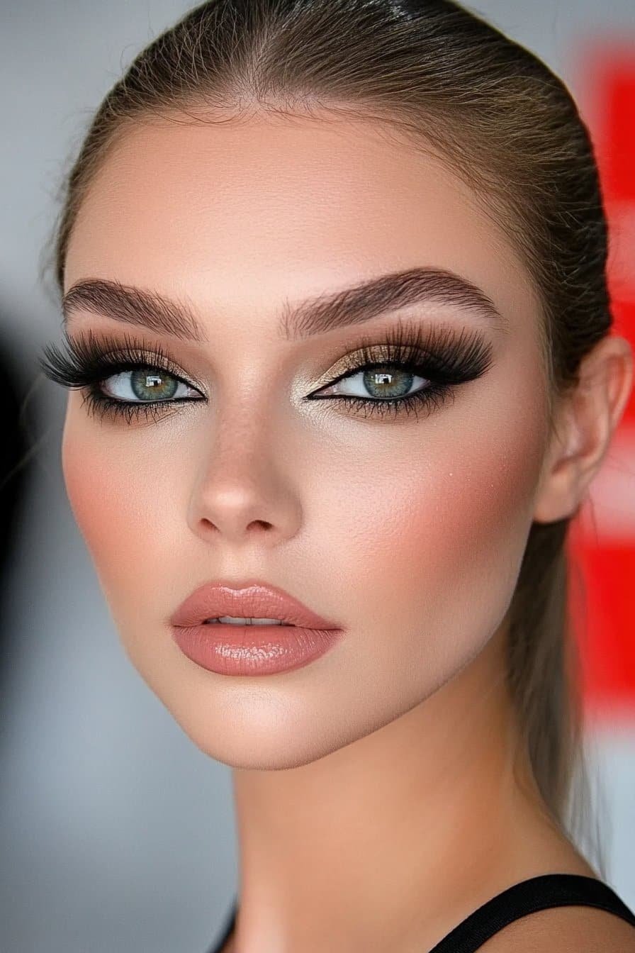 Classic smokey eye for flawless makeup looks.