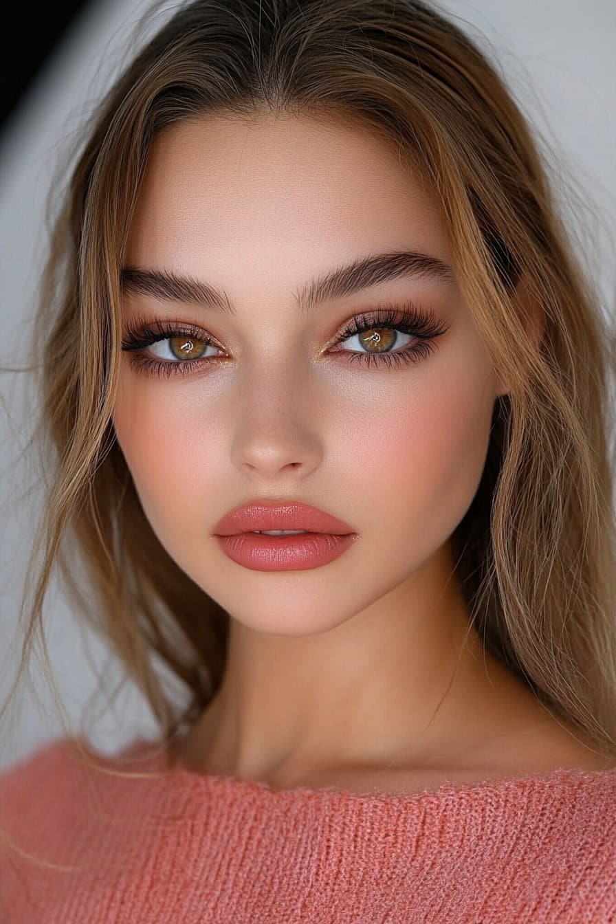 Elegant soft glam flawless makeup looks.