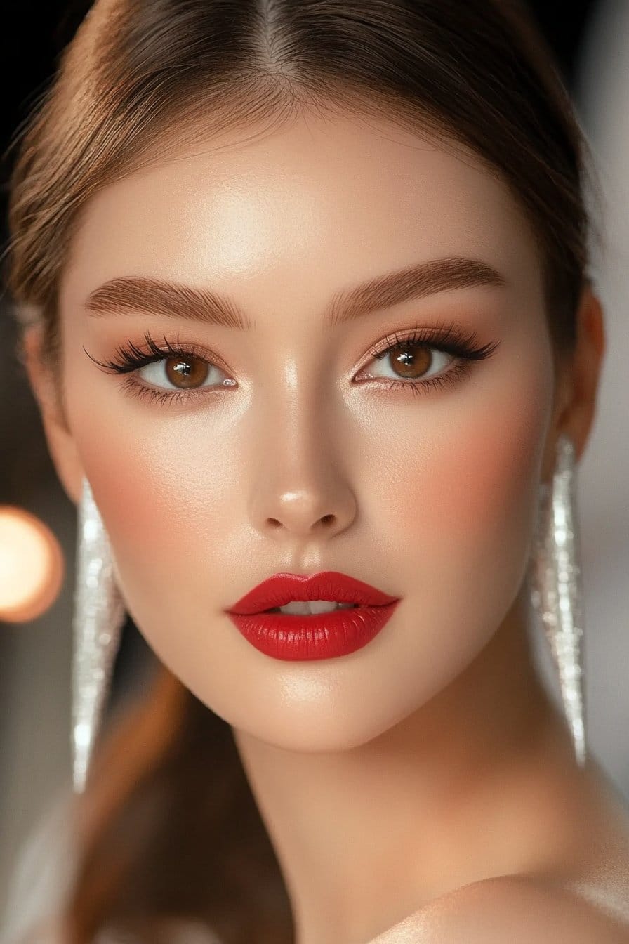 Retro-inspired flawless makeup looks for 2025.