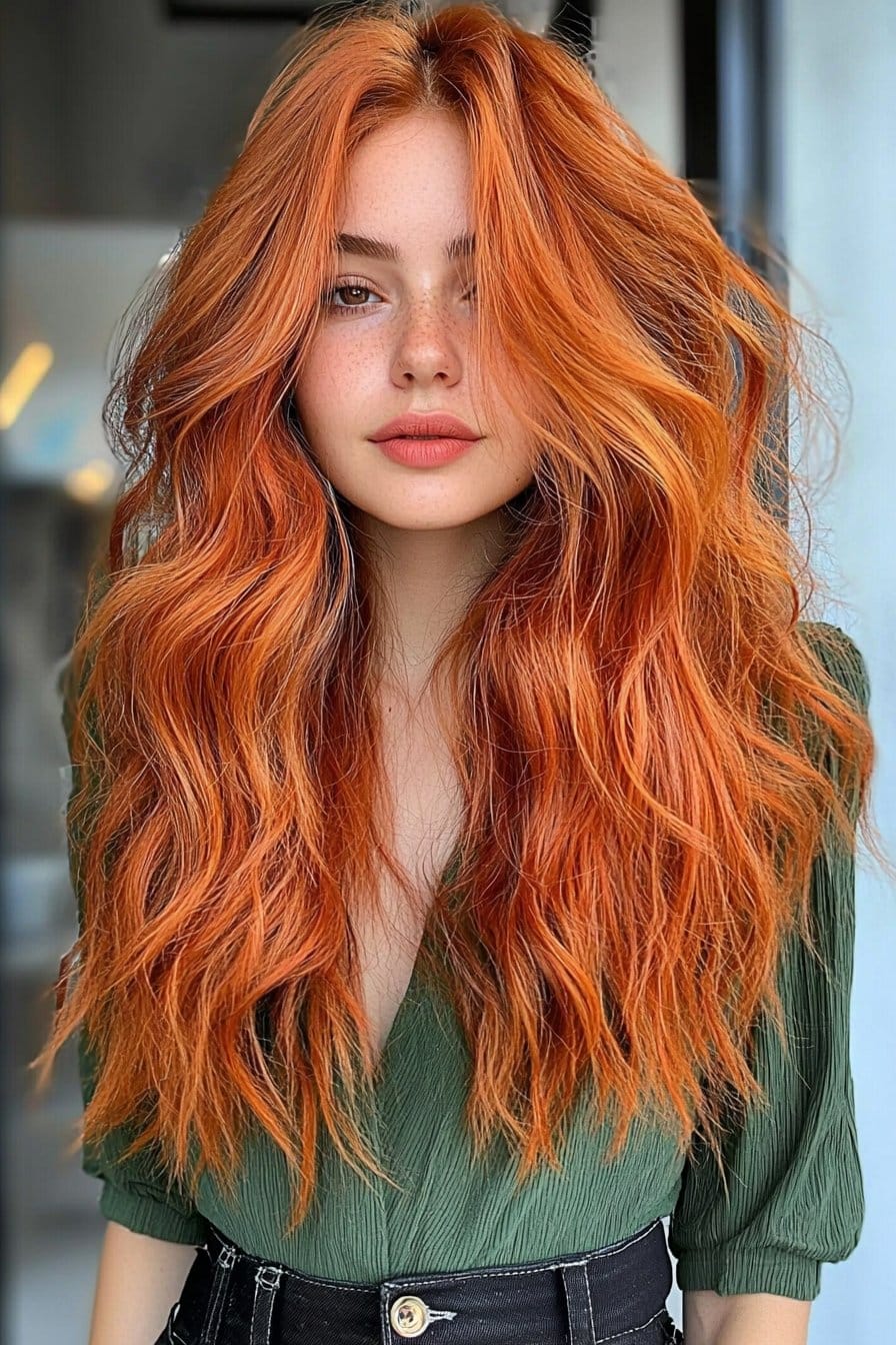 Bold vibrant copper shades for daring spring summer hair colors