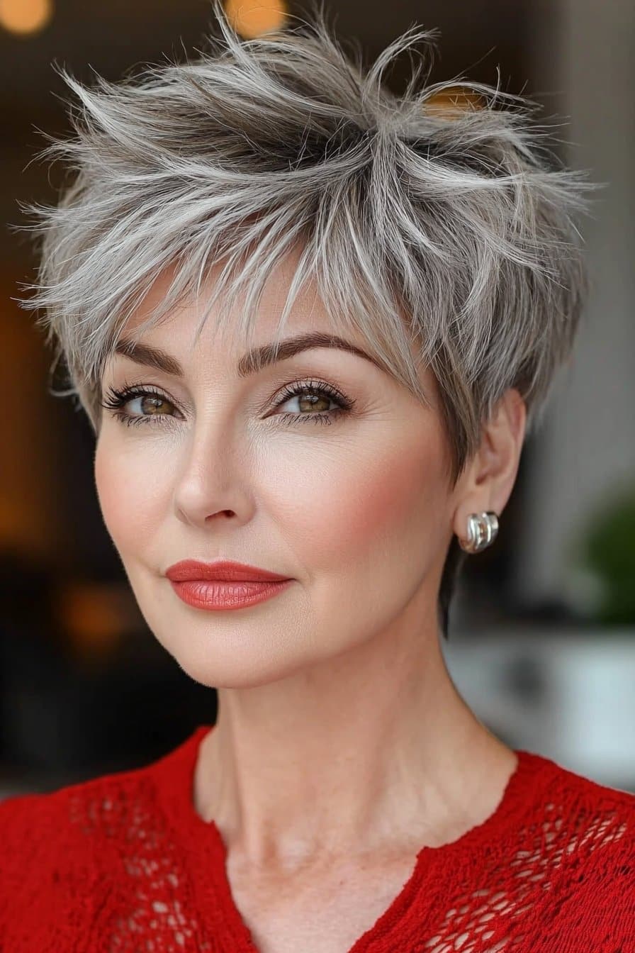 Stylish short-to-medium length hairstyles for women over 50 with a youthful touch