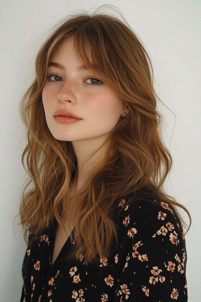 A young woman with a fresh-faced minimalist makeup look. Her skin is even and smooth, enhanced by a light pink lip. The makeup is subtle, emphasizing natural beauty.