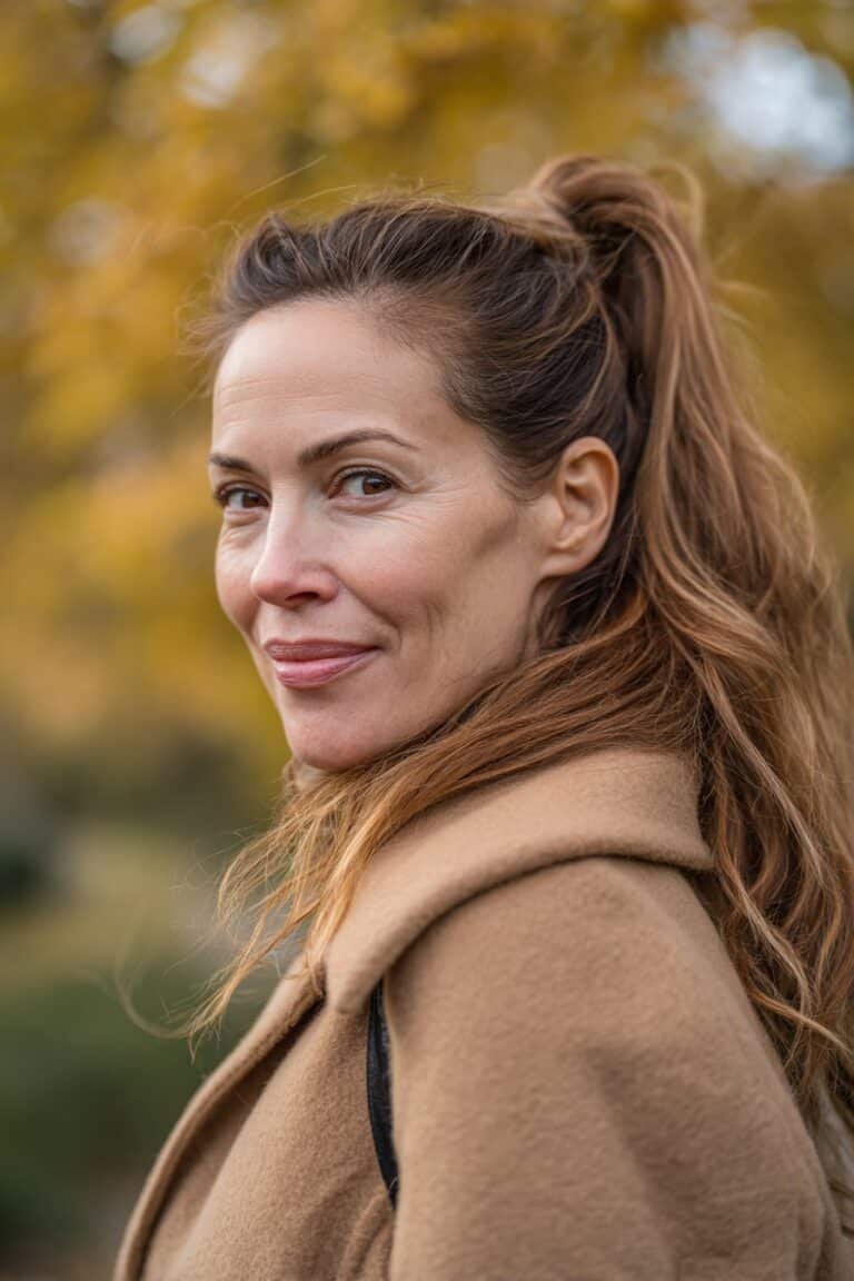 14 Stunning Ponytail Hairstyles for Women Over 40