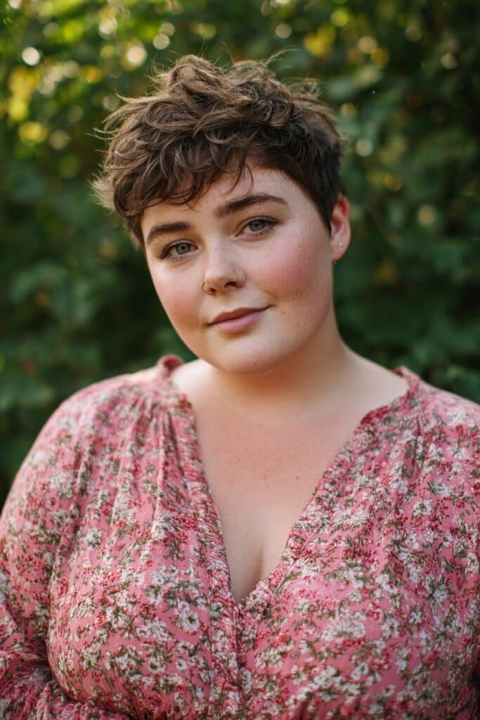 choppy pixie with lifted volume on top