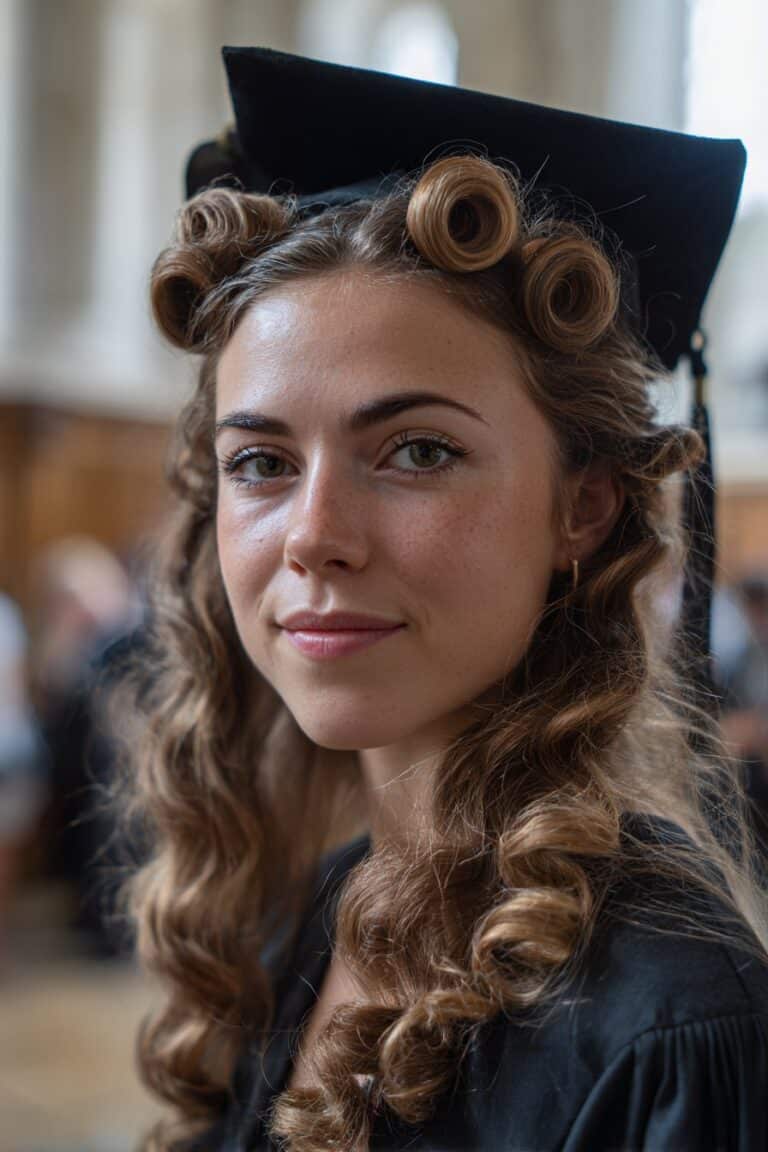 15 Stunning Grad Hairstyles to Rock with Your Cap