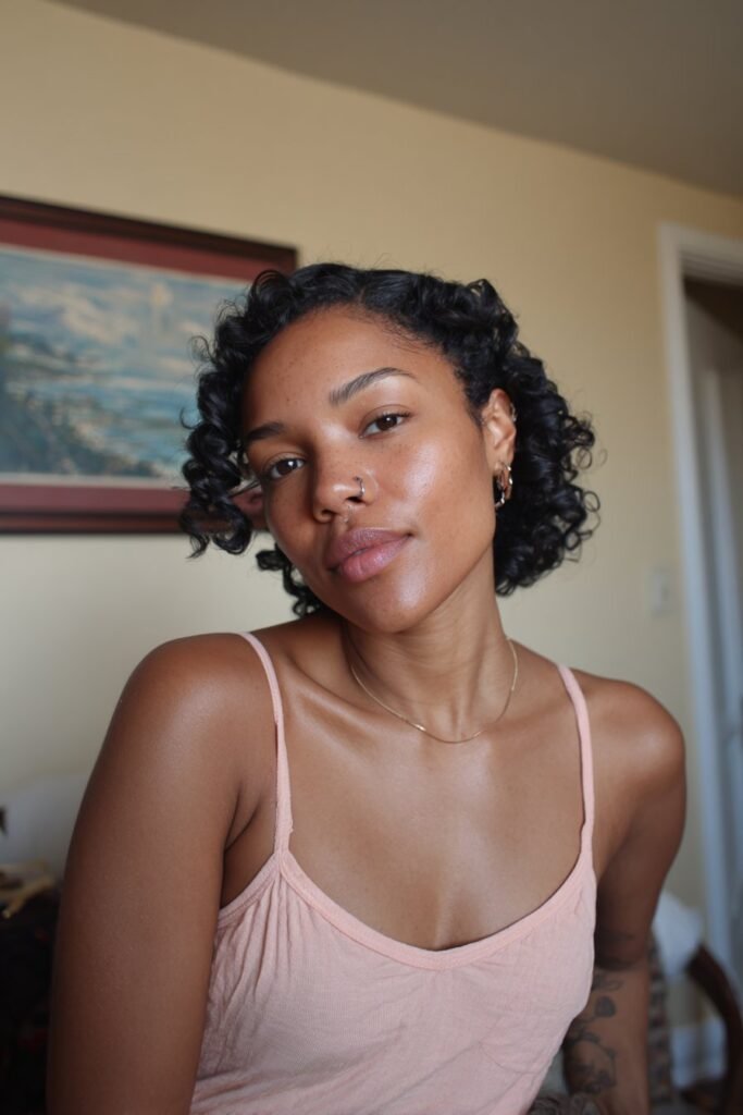Finger waves for black women with long hair pin curls